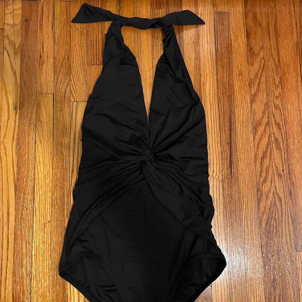 Michael Kors Black Halter Swimsuit - Size 8
